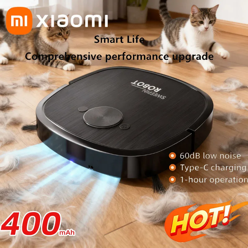 Xiaomi New Intelligent Sweeping Robot Usb Charging Silent Home Fully Automatic Four In One Scan Suction Drag Sterilization