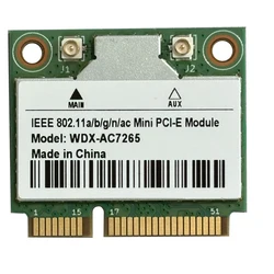 netwerkkaart wifi-adapter AC7265 Dual Band mini PC-E WIFI CARD7265AC 802.11ac 2x2 WiFi + Bluetooth 4.2