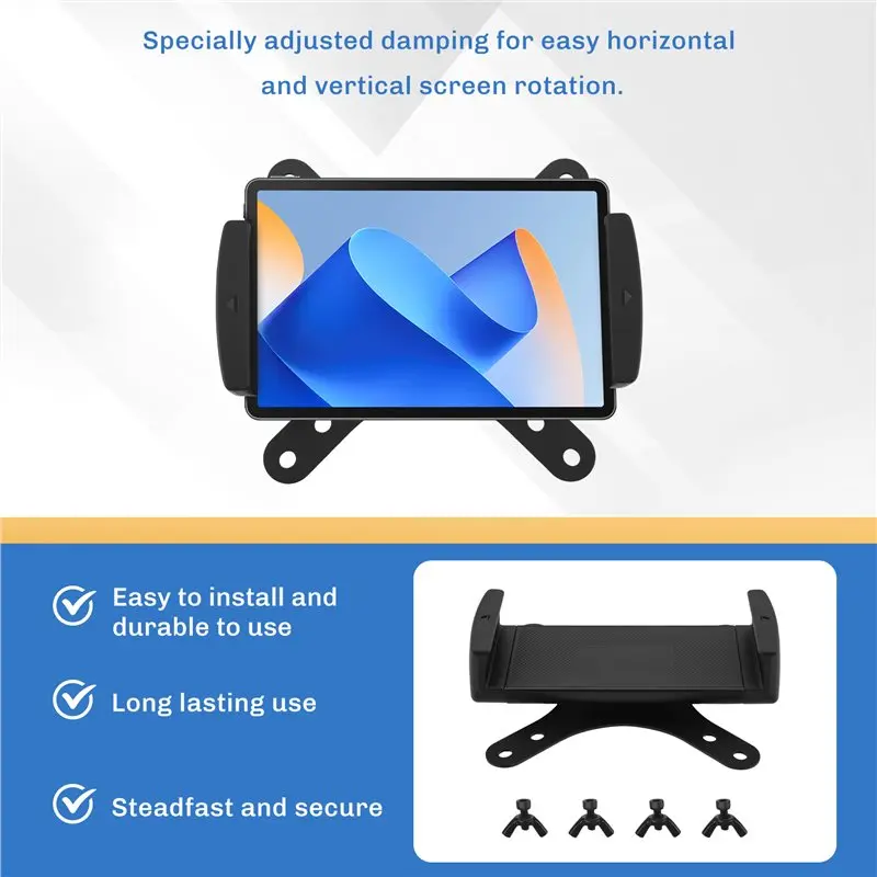 Highly Recommended Universal Portable VESA Clip VESA Flat Clamp Stand For 7-15In Tablets For Ipad,4-7In Folding Screen/Straight