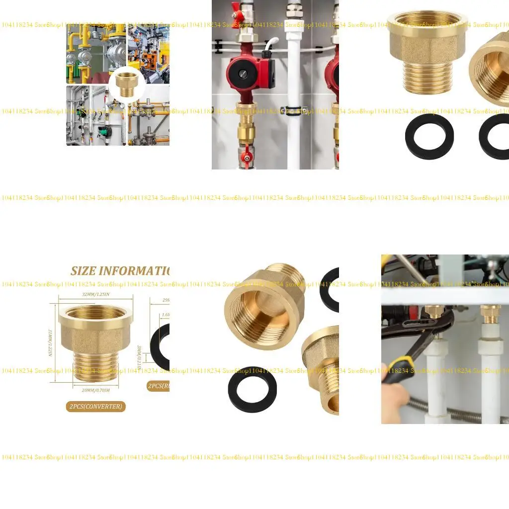 

P9FB Внешние x 3/4 Внутренние резьбы из латунной связи Reducer 2pcs для подключения