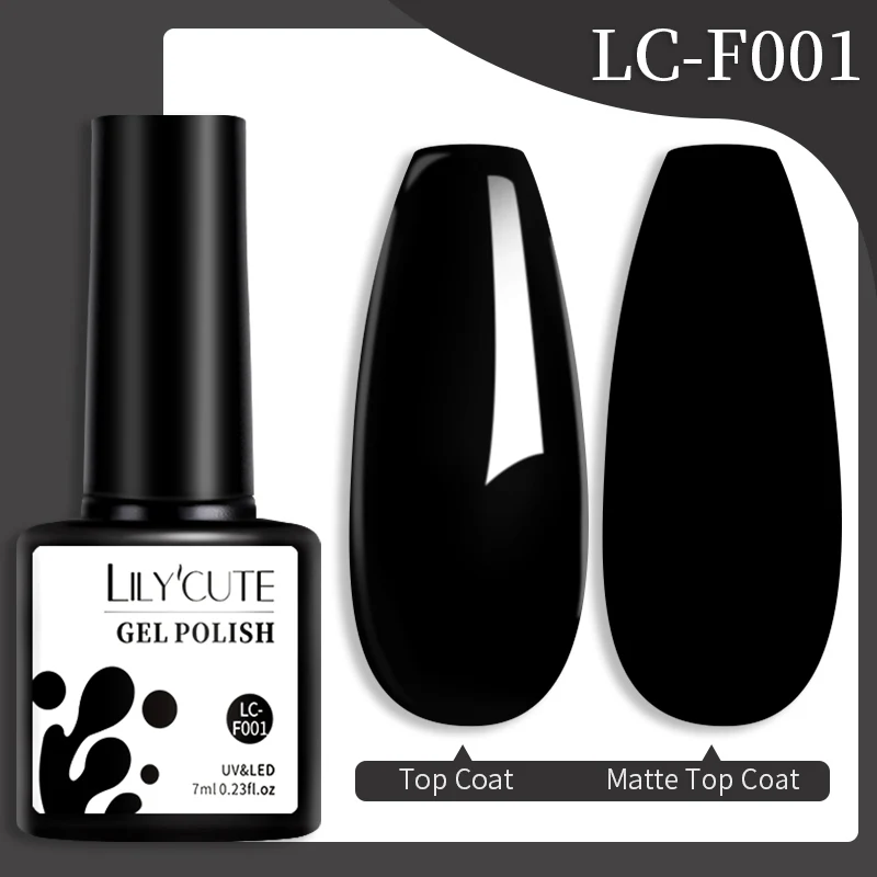 LILYCUTE 7 ml bunter Gel-Nagellack, langlebig, für Maniküre, semi-permanente Basis, Decklack, Nagelkunst, UV-Gel-Lack