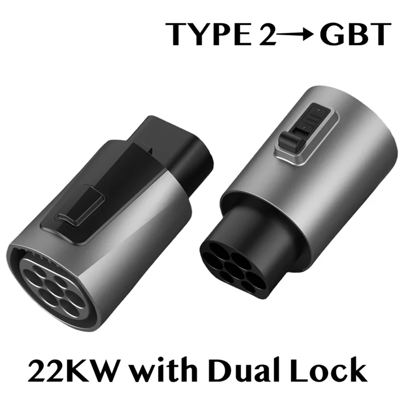 IEC62196 نوع 2 إلى GBT EV محول شحن محول Type2 GB/T شاحن محول محول 1 قطعة #5