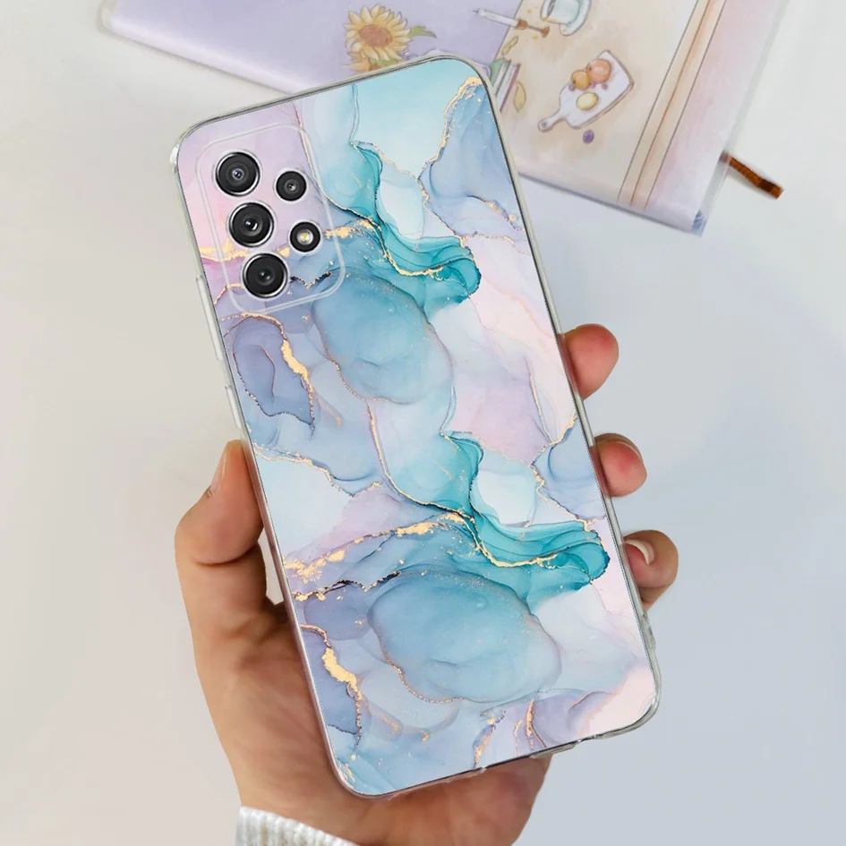 For Samsung Galaxy A32 5G Case Luxury Marble Slim Funda Soft Silicone Protective Cover For Samsung A32 SM-A325F A 32 A326B Coque