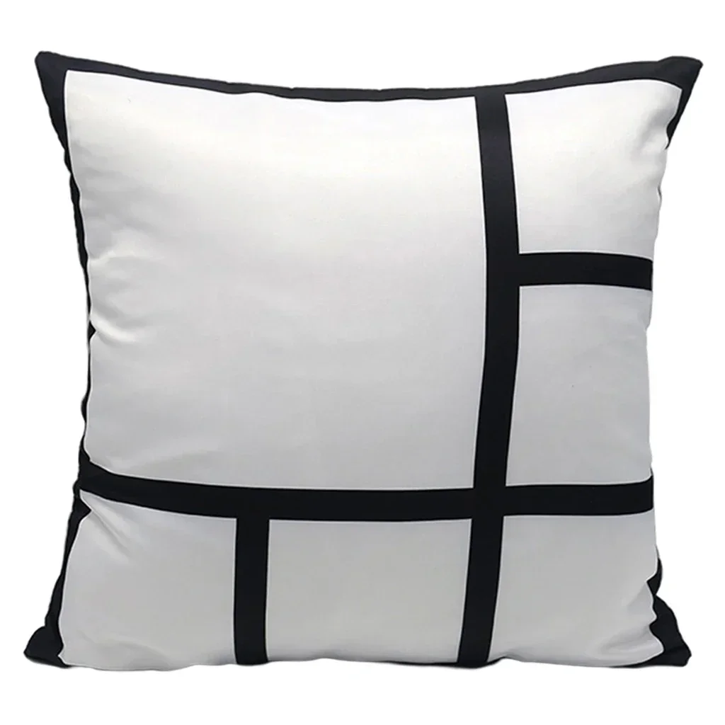 Sublimation Blank Panel Pillow Case DIY Polyester Cushion Cover