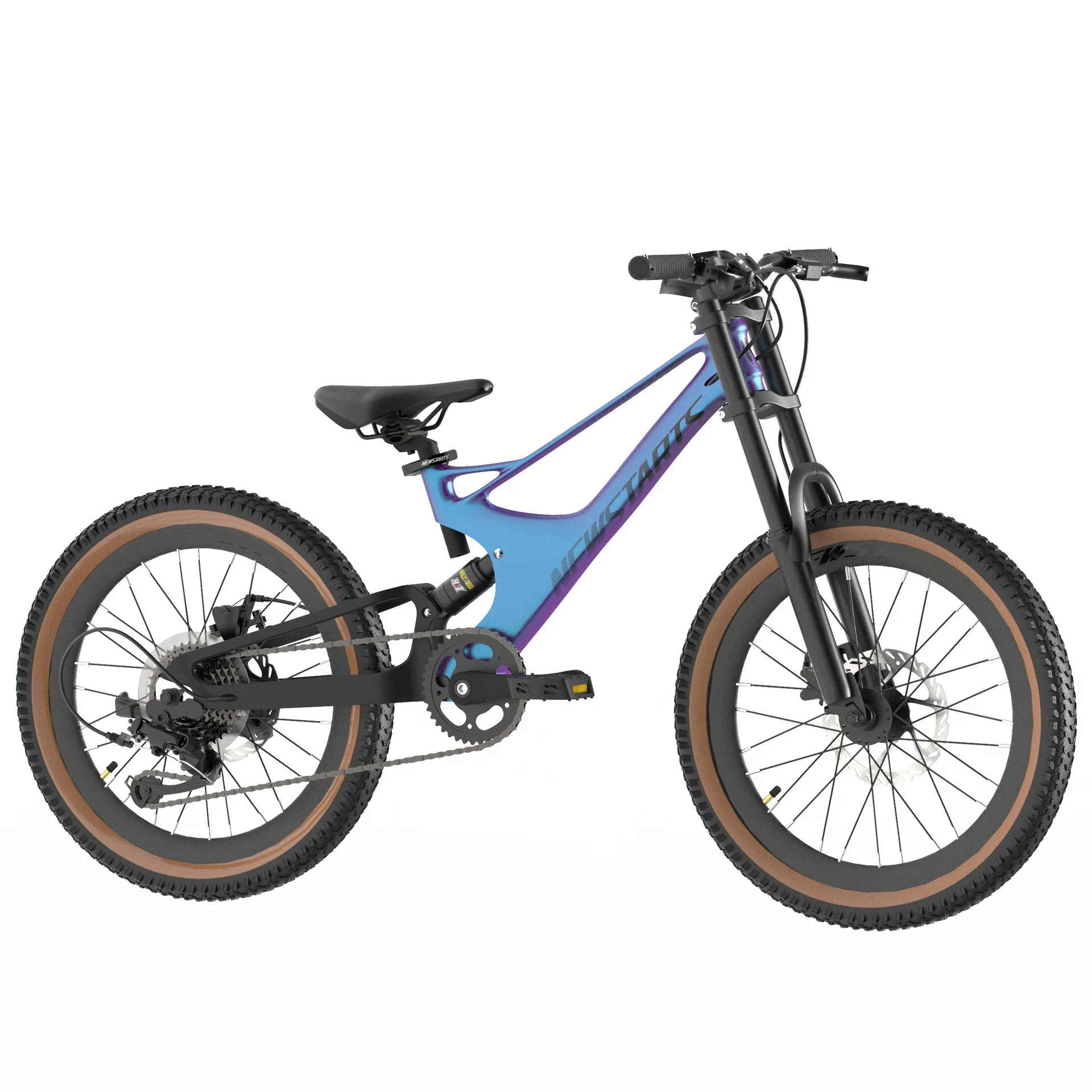 دراجة جبلية ناعمة الذيل ممتصة للصدمات مقاس 22 بوصة للأطفال من سبائك المغنيسيوم الراقية نموذج نقل الدراجة على الطرق الوعرة