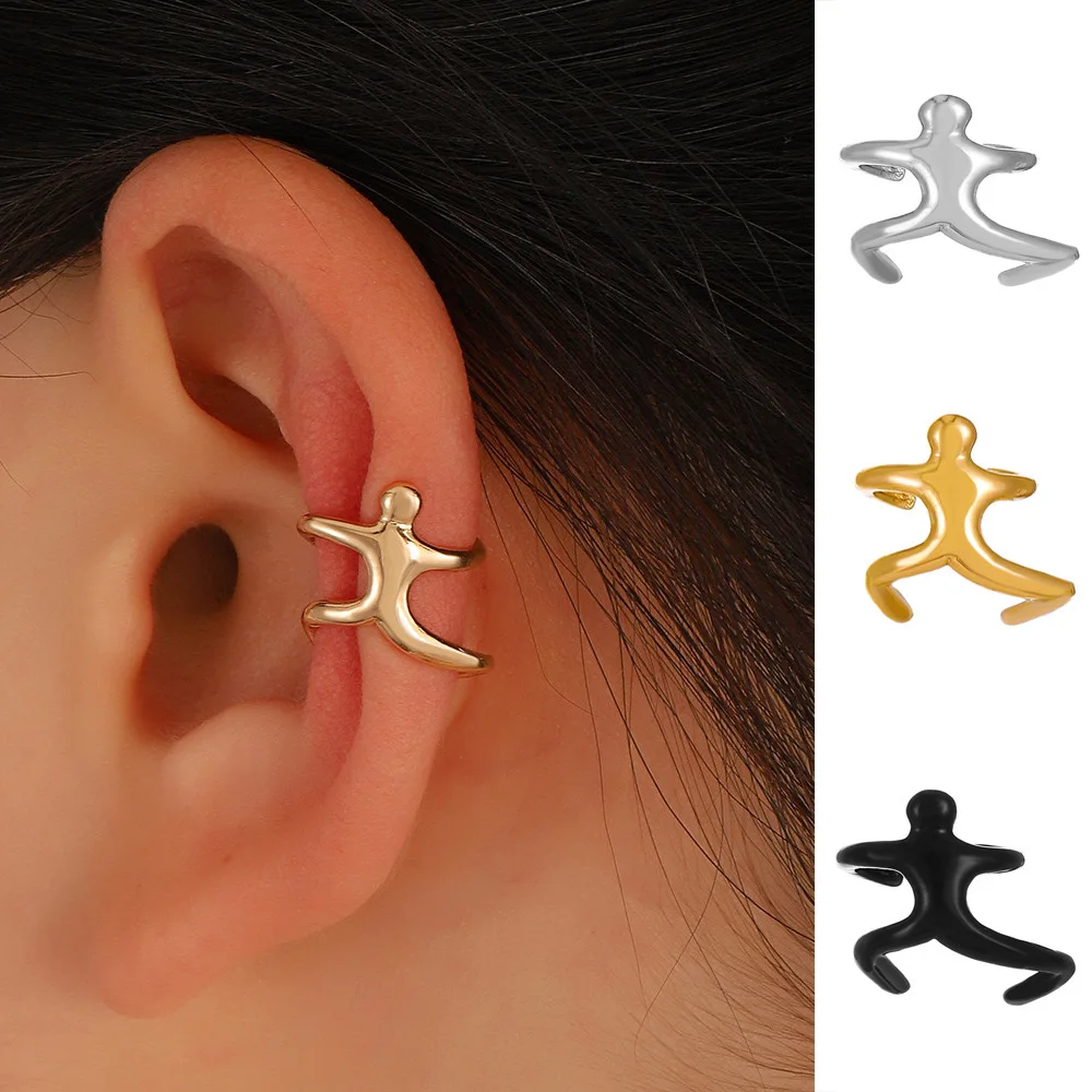 

Europe And The United States Creative INS Ear Clip Fashion Personality Climbing Figures Suitable For Women To Wear Accessories