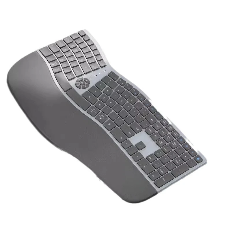 Laptop Desktop PC Host Wireless Keyboard, Bluetooth Charging Dual Mode Ergonomic Multimedia Keyboard