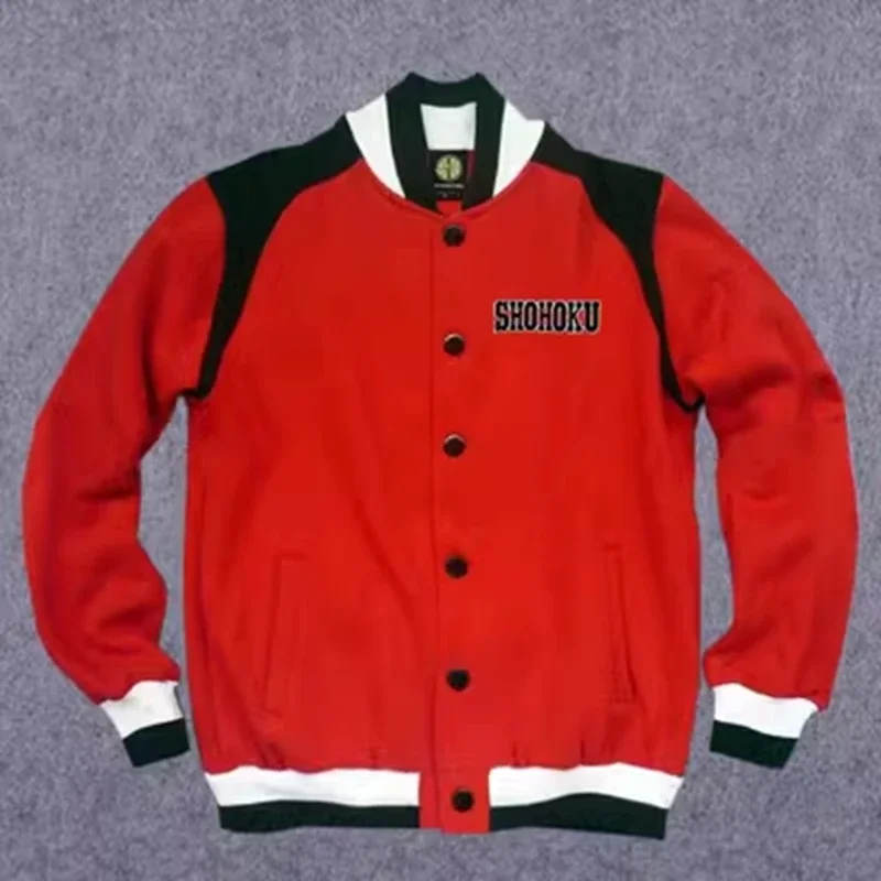 

Аниме Shohoku школьная баскетбольная команда осенне-зимнее пальто Джерси косплей костюм Сакураги теплая куртка топы спортивная одежда униформа