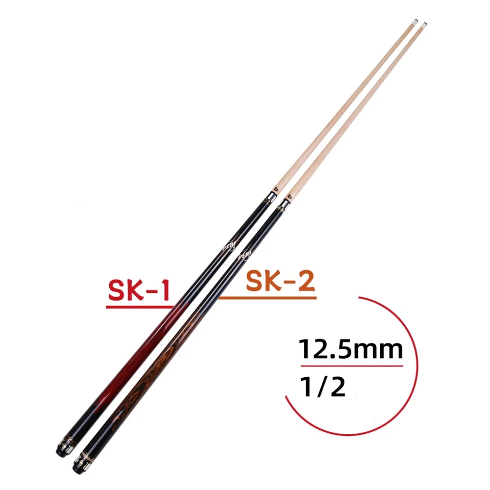 PERI-SKシリーズビリヤードプールキュースティック、58インチ、12.5mm