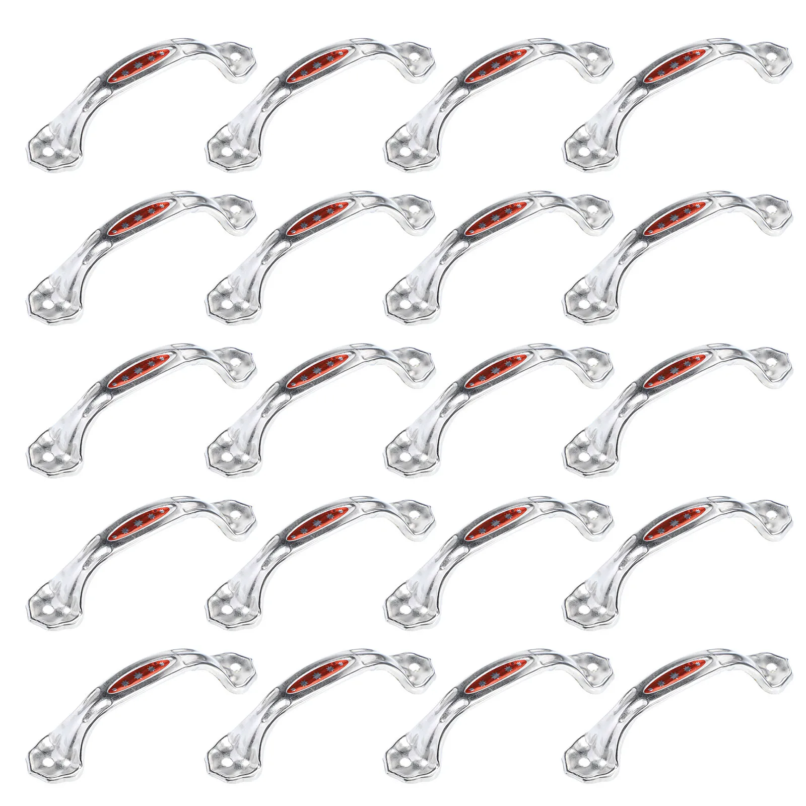 

20pcs Stainless Steel Door Handles Furniture Pulls Home Garage Granary Warehouse Simple Durable Cabinet Knobs Pulls