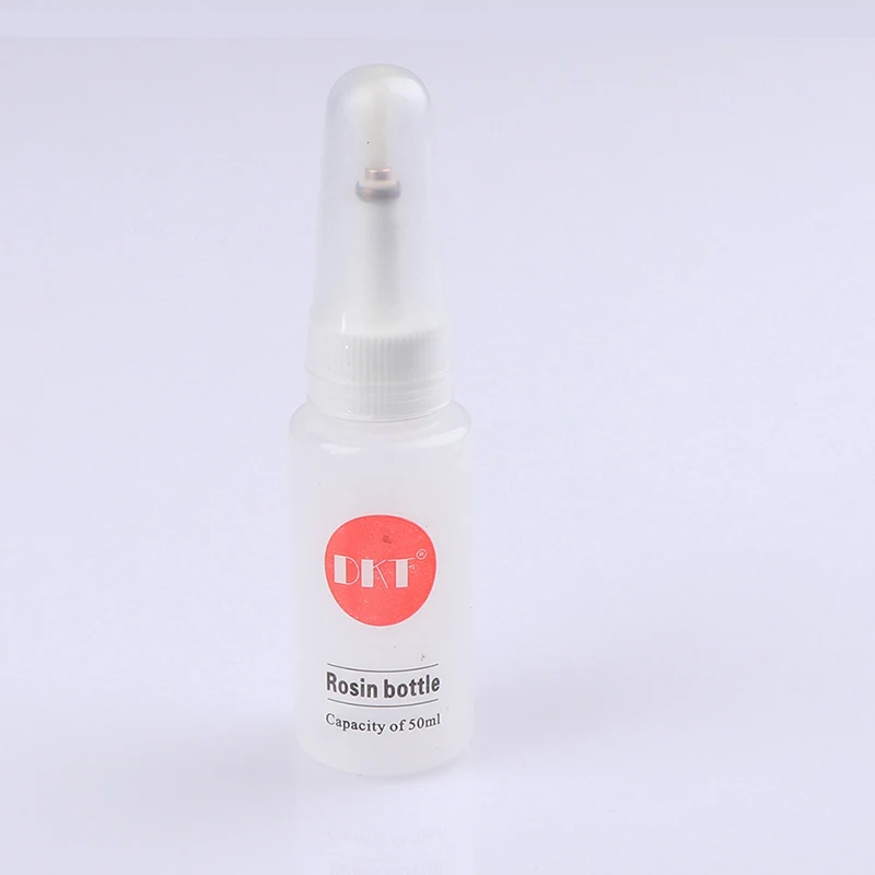 50ml Klare Kunststoff-Flussmittel-Pastenflasche mit Tropfer und Pinsel, Alkohol-Harz-Lötwerkzeug – Detail 5