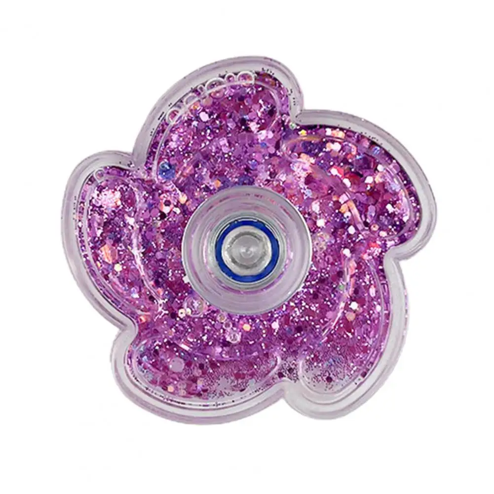 Stress abbau Spinner Zappeln Spinner Spielzeug Glitter Treibsand Blume Spinner Zappeln Spielzeug für Stress abbau Finger für Kinder