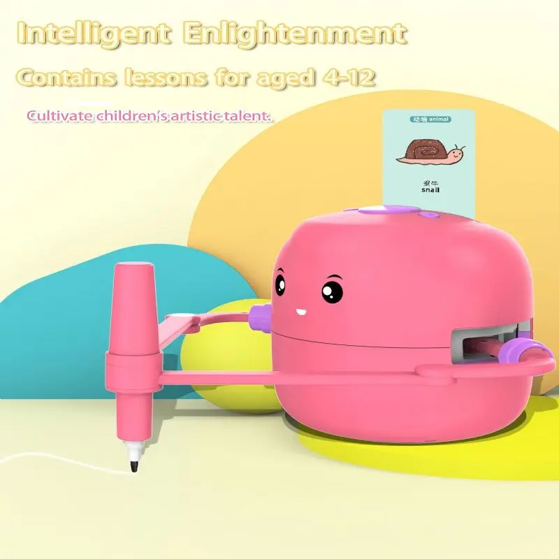 Robot da disegno intelligente Robot da pittura intelligente Bambini che disegnano giocattoli per bambini Regali di compleanno per ragazze Giocattoli educativi precoci