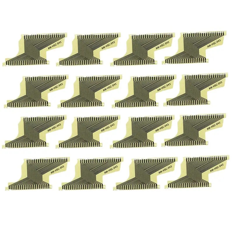 

AEF3-16Pcs AW-HSC-043 Car Cluster LCD Connector For Opel Corsa Meriva Instrument Speedometer Pixel Repair Ribbon Flat Cable