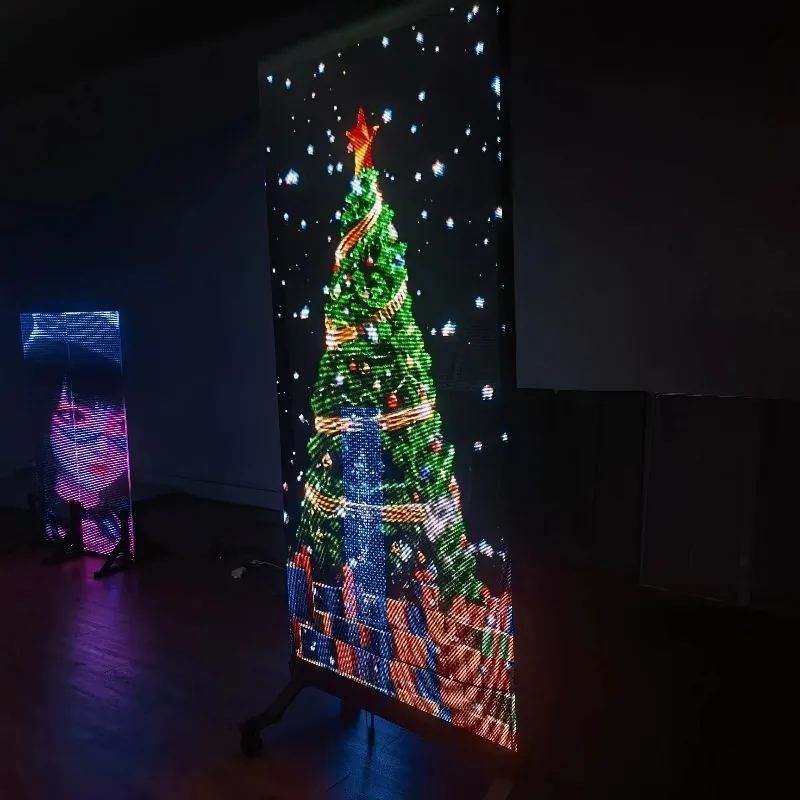 Very Easy to Install High Brightness Holographic Invisible Transparent Led Screen 4000nitsO Display Advertising Digital Signage