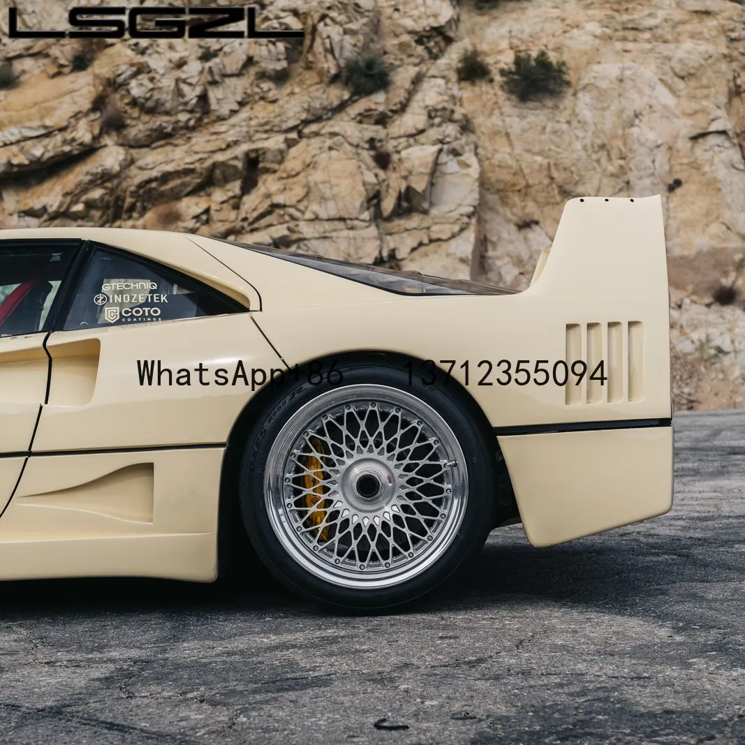 

New 2-Piece 5-Hole Forged Concave Wheel Aluminum Alloy Rims19inch 5x114.3 5x127 5x130 Luxury Carbon Fiber for FERRARI F40 Wheels