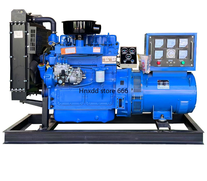 Diesel generator set construction site breeding 380V three-phase