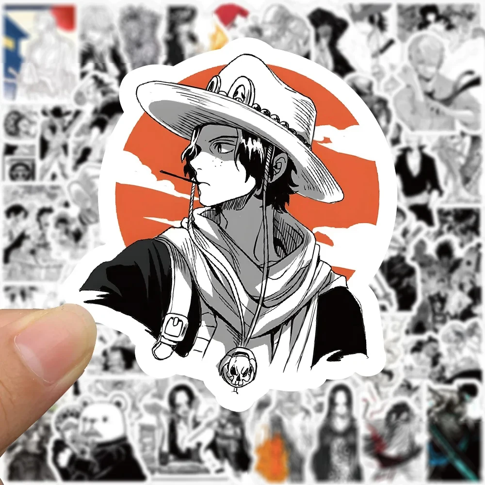 10/30/50/100PCS Anime One Piece Stickers Luffy Cartoon Decals Graffiti Skateboard Laptop Car Waterproof Kids Cool Sticker Toys