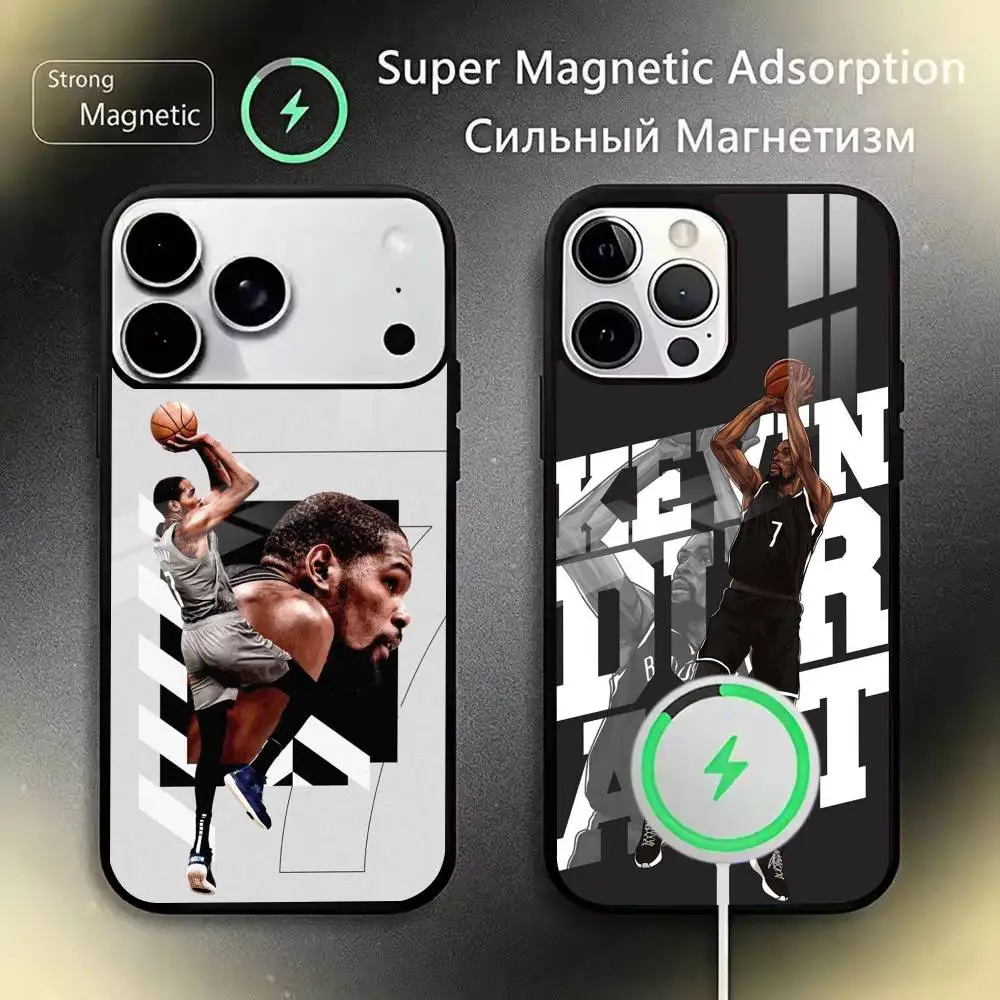 

basketball legend K-Kevin Durant Phone Case For iPhone17,16,15,14,13,12,11 Plus,Pro,Max Magnetic with Wireless Charging