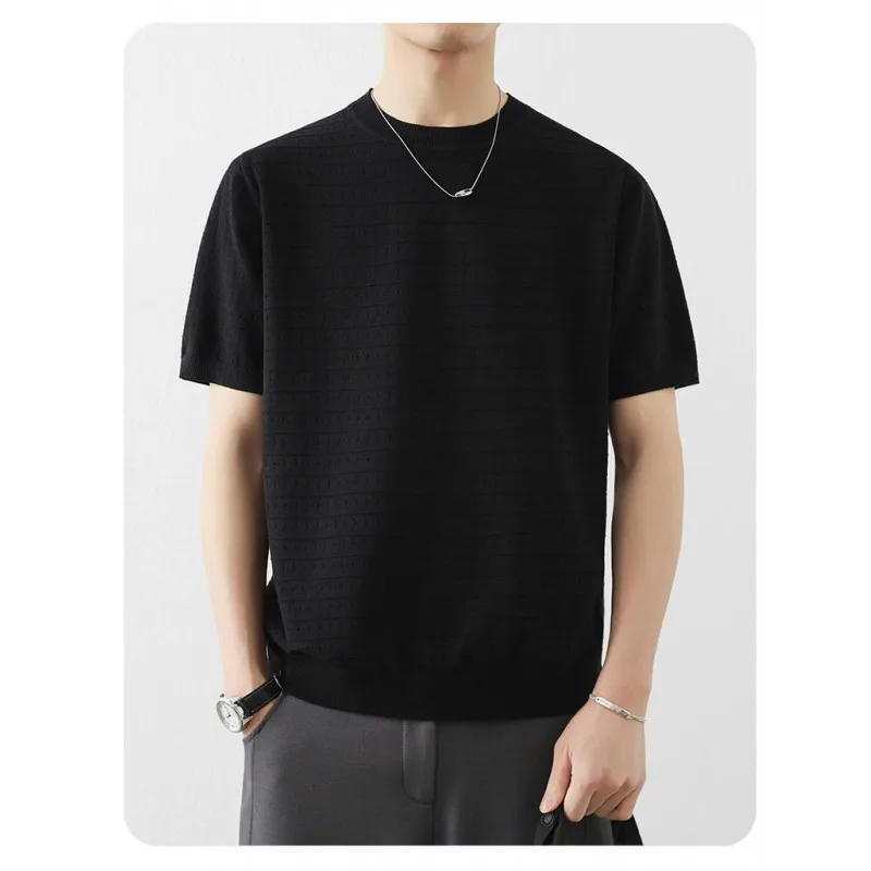 Summer New Style Men's Short-Sleeved T-Shirt Casual Round-neck Loose-Fitting Versatile