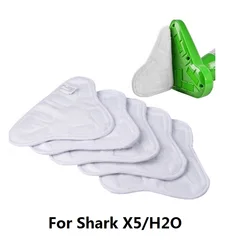 2PCS Replacement Steam Mop Microfiber Cloth Pad for Shark Mop H2O Mop X5 Triangular Drag Cleaner Cloths