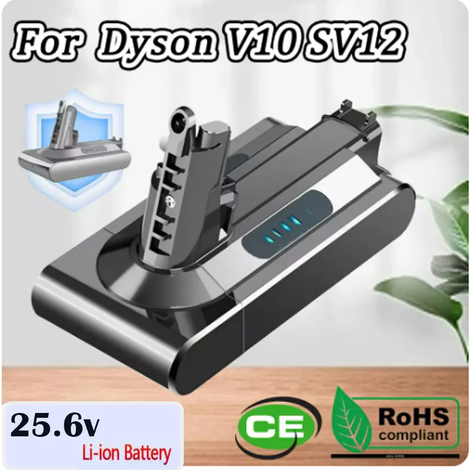 

6800mAh 25.2V V10 Battery Replacement For Dyson V10 Battery Compatible with Dyson SV12 Animal V10 Absolute