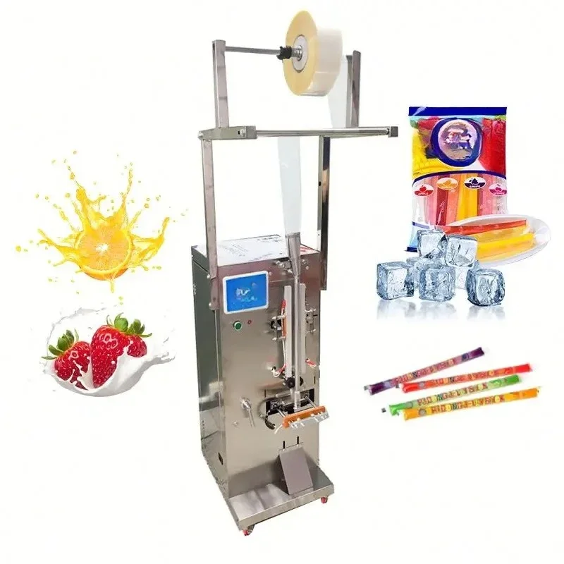 Automatic Commercial Popsicle Making Machine, Juice Liquid Filling And Sealing Packaging Machine, Easy To Operate
