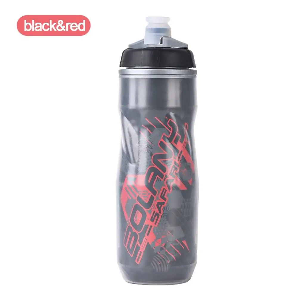 Squeeze Out Bicycle Water Bottle 610ML Ice-Protected Double Layer Bike Bottle Bicycle PP5 Cycling Outdoor Cup Running