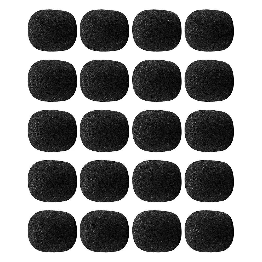 40Pcs Sponge Lapel Mic Covers Professional Microphone Protectors Supple Premium Material Easy Install Sound Reinforcement