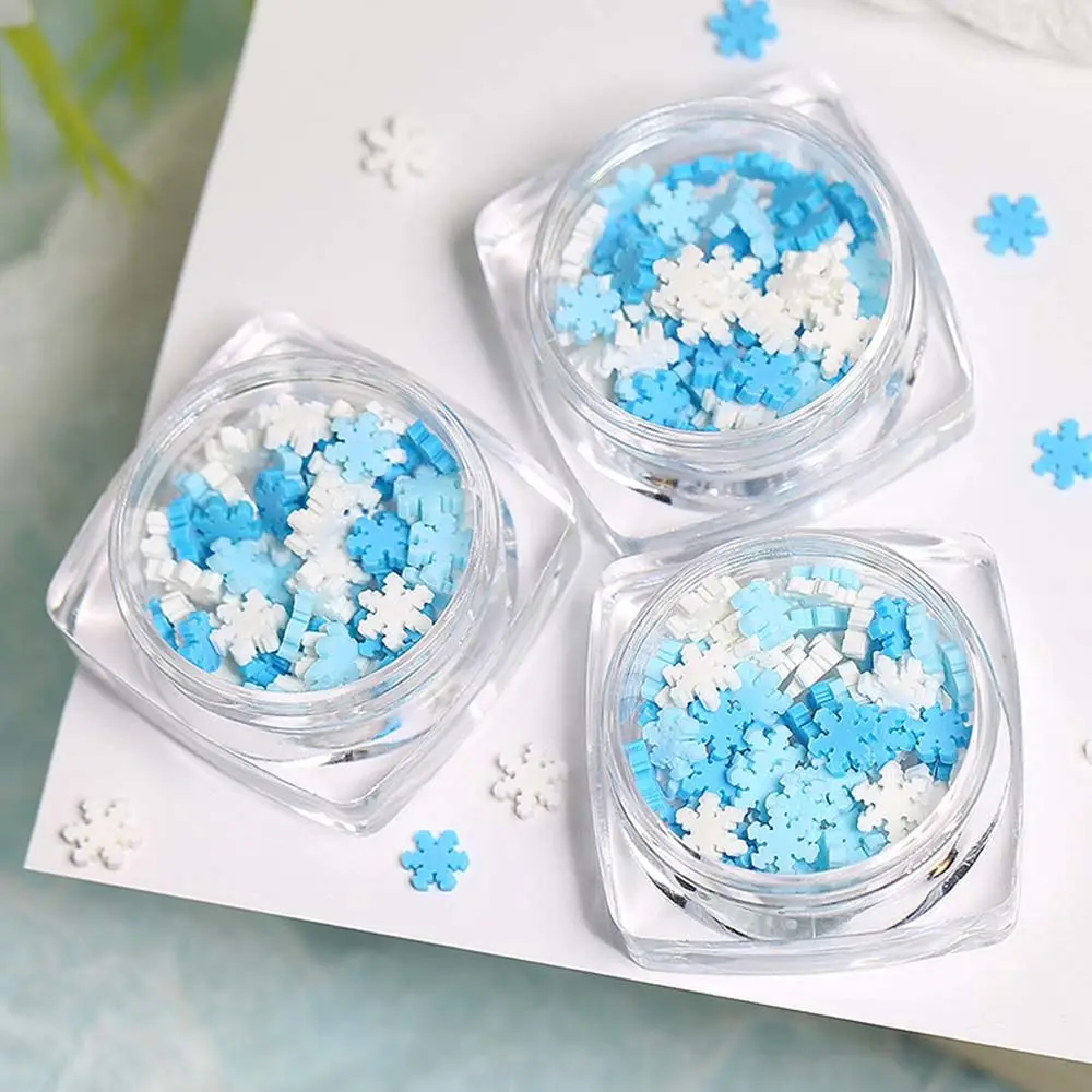 Christmas Series 3D Snowflakes Flake Snowflakes Nail Sequin DIY Nail Art Decoration Manicure Accessories Nail Art Jewelry