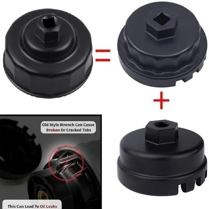 Embudo de aceite de motor de coche con tapas de llenado de aceite roscadas, juego de 3 uds., llave para filtro de aceite, embudo, Kit de herramientas de cambio de aceite de motor