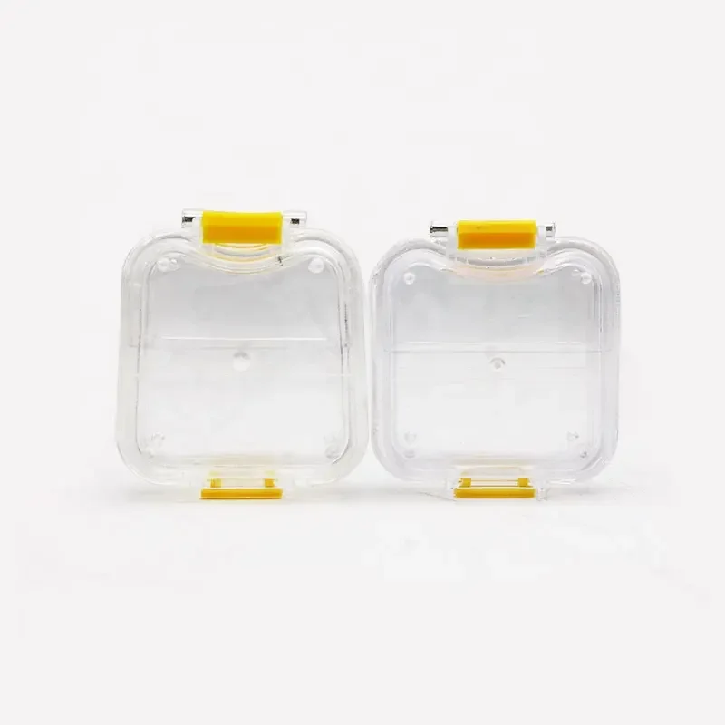 

Flyin Small Dental Crown Box With Transparent Flexible Film Inside Denture box Material Plastic Teeth Tool