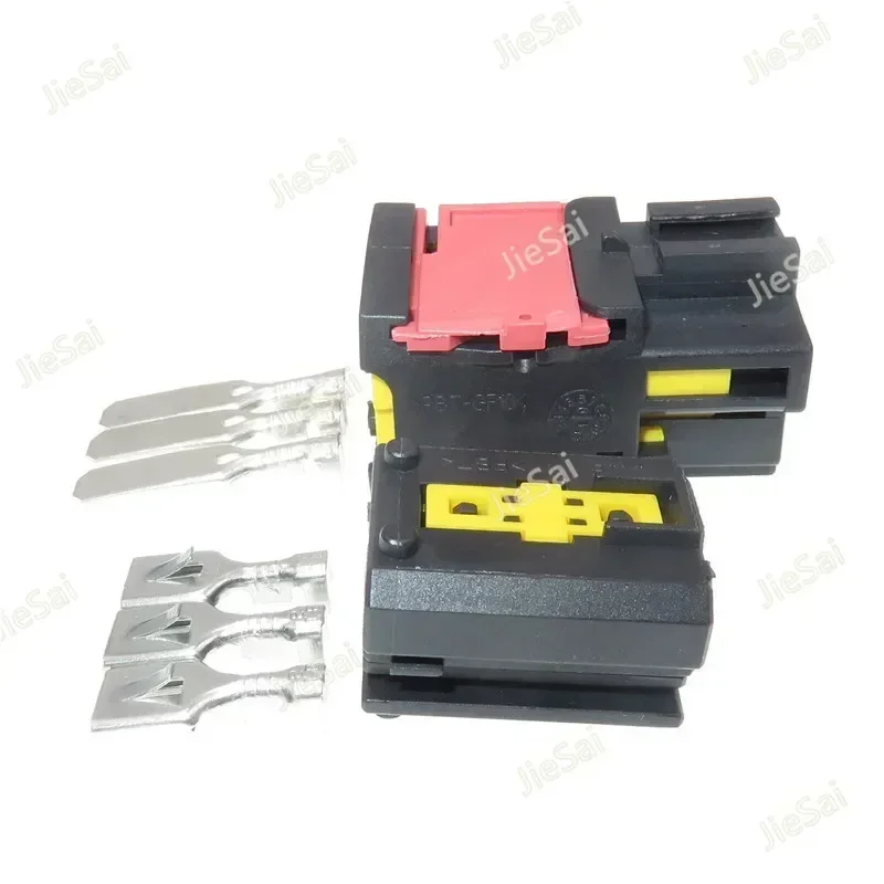 3 Pin 1544226-1 15442265-2 6.3mm Auto Wire Connector For High Current Wiring Harness Socket