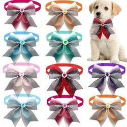 30/50pcs Cute Dog Bow Tie Pet Collars for Small Dog Pet Supplies Exquisite Pet Necktie Supplies