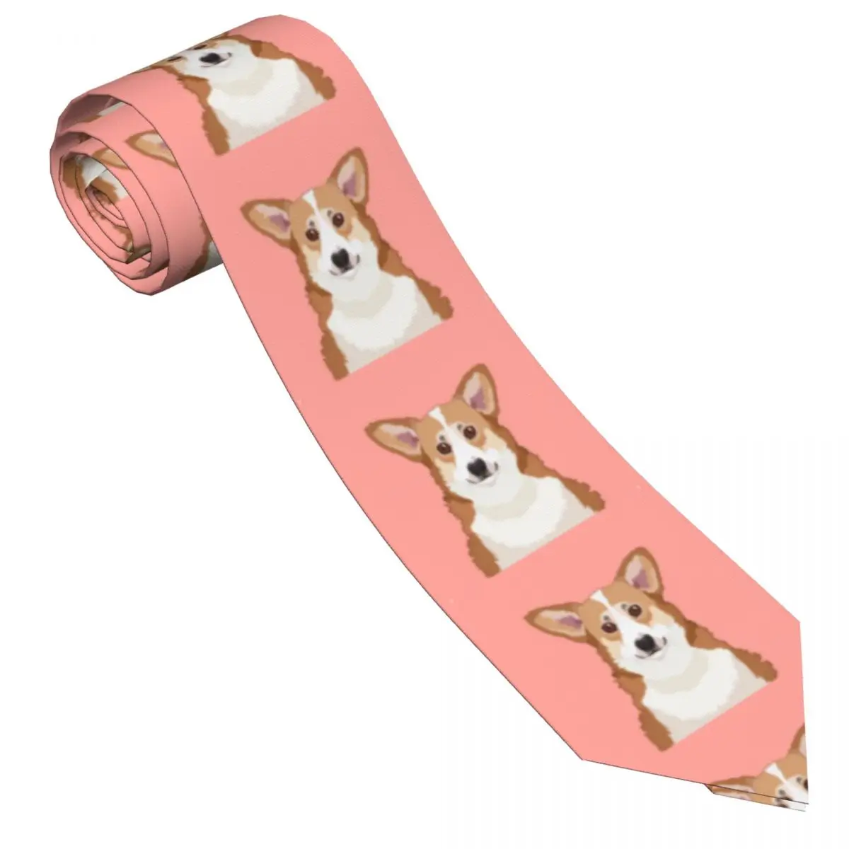 Welsh Corgi Pembroke Dog Tie Necktie Tie Clothing Accessories