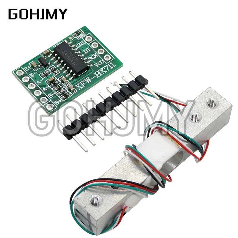 Load Cell 1KG 5KG 10KG 20KG HX711 AD Module Weight Sensor Electronic Scale Aluminum Alloy Weighing Pressure Sensor