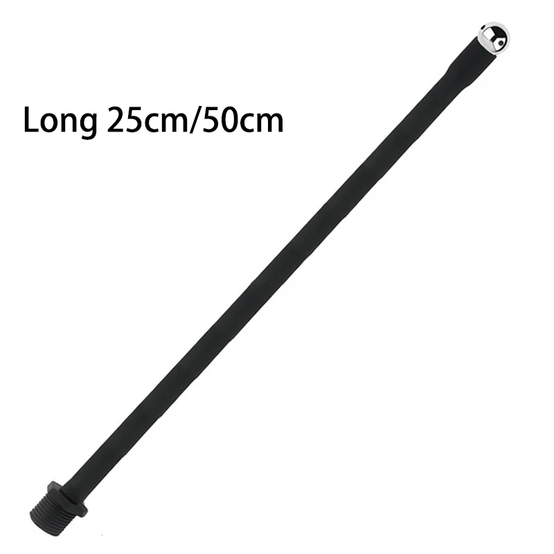 25cm/50cm Silicone Metal Enema Anal Shower Cleaning Cleaner Personal Hygiene Cleaning Bidet