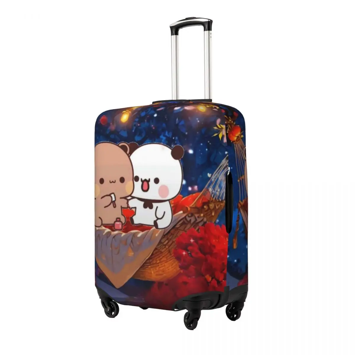Bubu & Dudu Suitcase Cover Vacation Business Strectch Luggage Accesories Protector