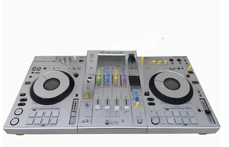 XDJ-XZ Film Controller Skin, Fully Enclosed PC, Imported White Silver Stickers in Stock