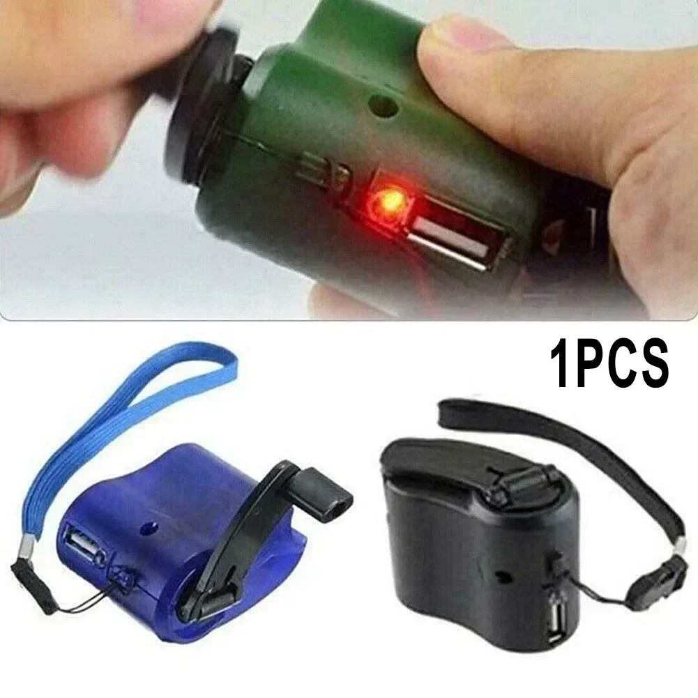 1pc Hand Crank Phone Charger Generator Manual Dynamo Mobile Charge Power Tools Replacement Accessories Spare Parts