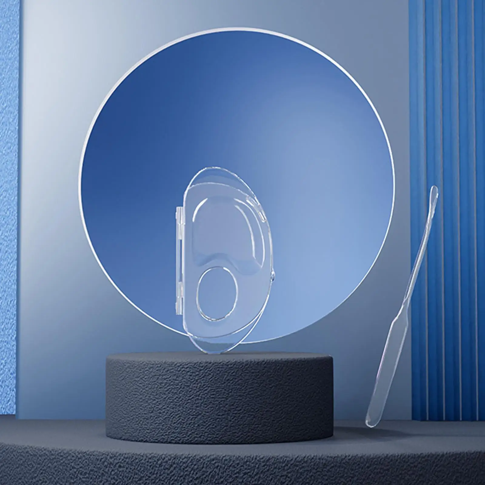 Acrylic Makeup Foundation Mixing Palette with Rod Kit Durable Accessories