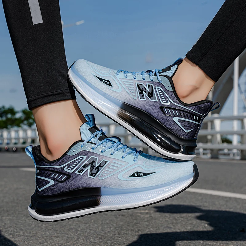 

2025 Новые мужские/женские кроссовки, легкая и дышащая сетчатая обувь, уличная модная повседневная спортивная обувь на шнуровке