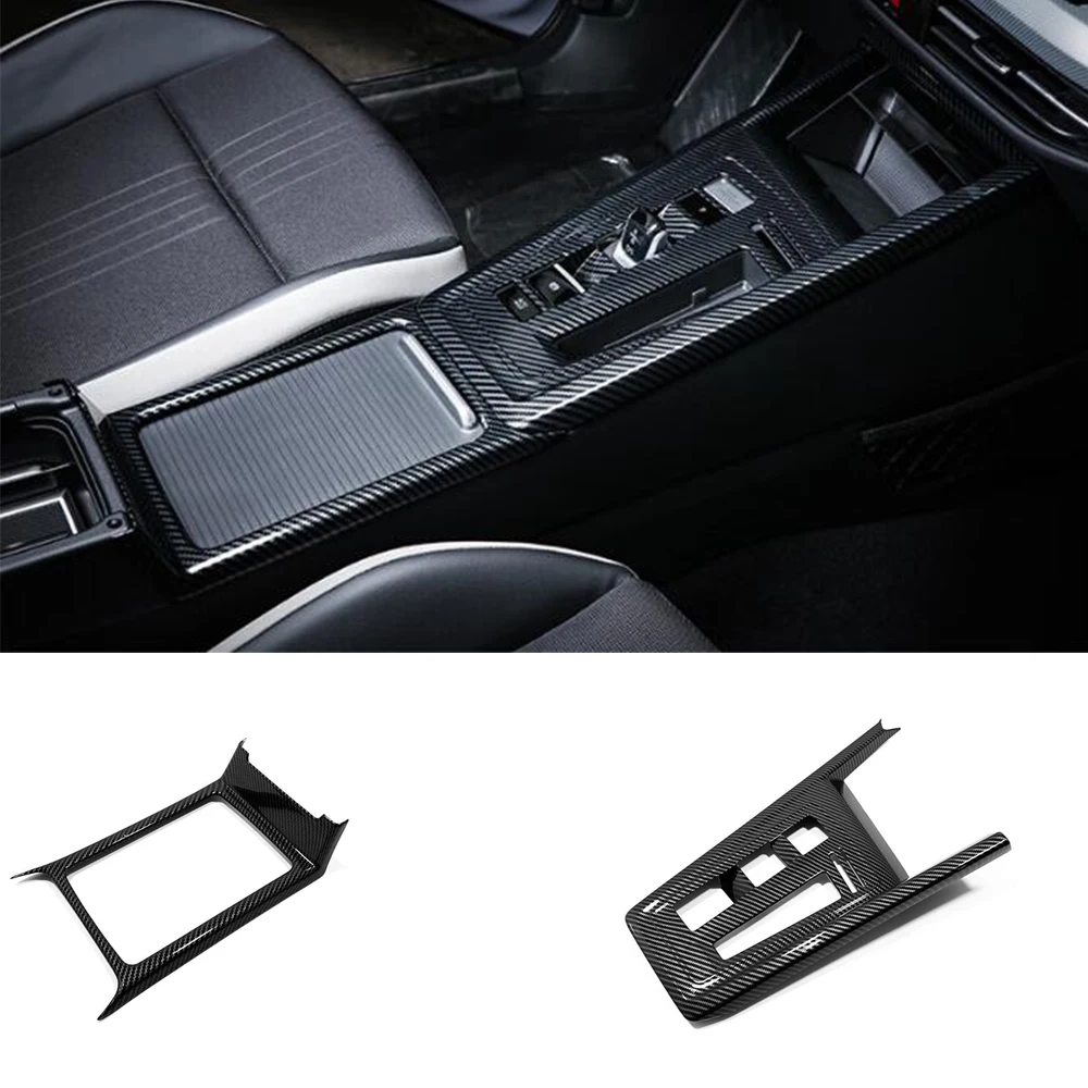 

LHD For Volkswagen VW Golf 8 MK8 2021 2022 ABS Car Central Console Gear Shift Panel Frame Water Cup Sticker Cover Trim