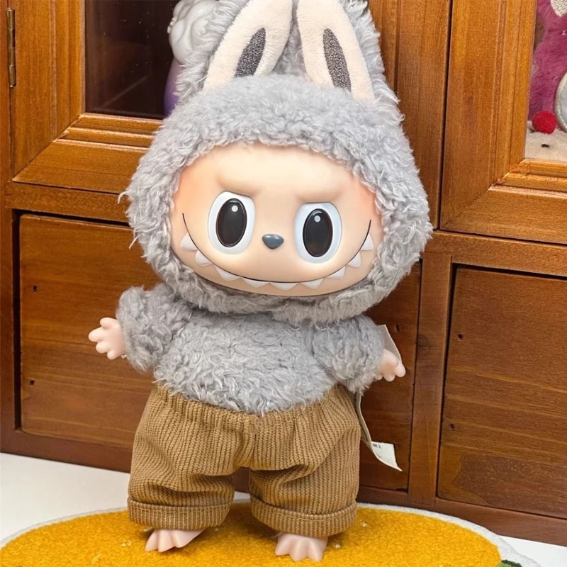 

Шорты для куклы Лабубу 17 см, хлопковые, с милыми эластичными штанинами на резинке, для плюшевой игрушки Лабубу, одежда для кукол своими руками, украшение для брелока