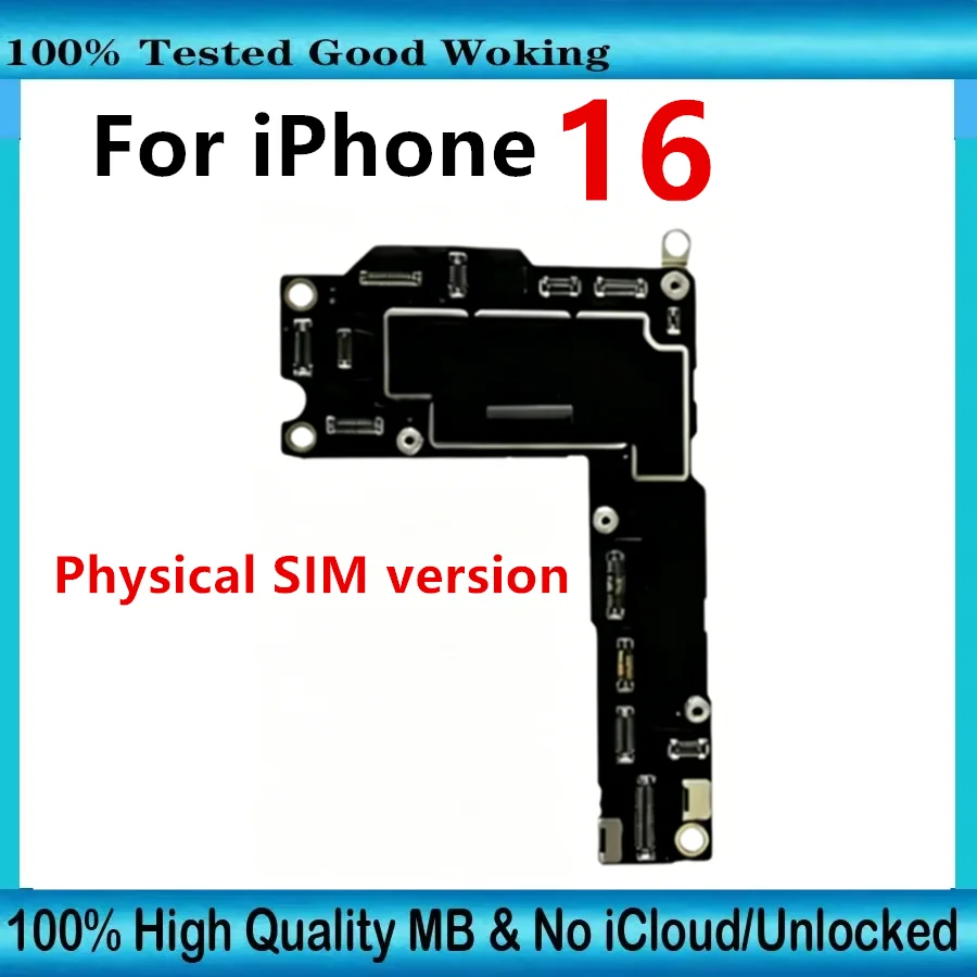 iPhone 16用マザーボード Face IDあり/なし CN SIMカード版 128GB