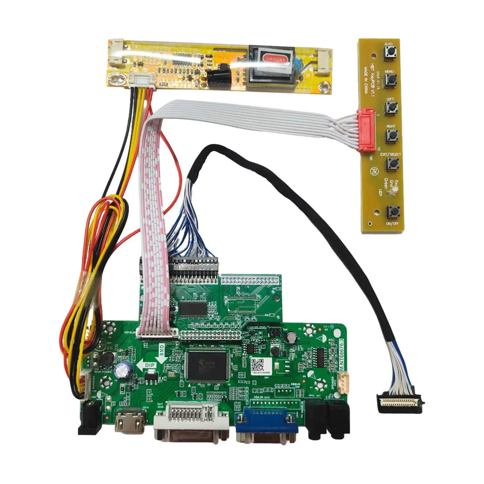 Lcd Monitor Driver Board -Diy Display Kit Universal Lcd Driver Board Kit for 10.4Inch 640X480 NL6448BC20-08 Screen