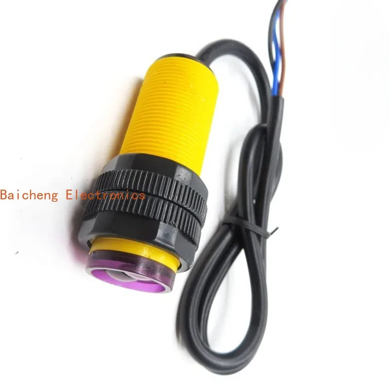 Robot Mobil Pintar E18-D80NK Sakelar Kedekatan Sensor Fotolistrik Penghindar Rintangan Inframerah 3-80Cm Rentang Deteksi Dapat Disesuaikan