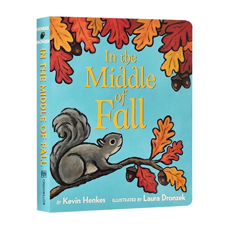 

In the Middle of Fall, Children's aged 2 3 4 5 English Picture Book, Board Book 9780062747266