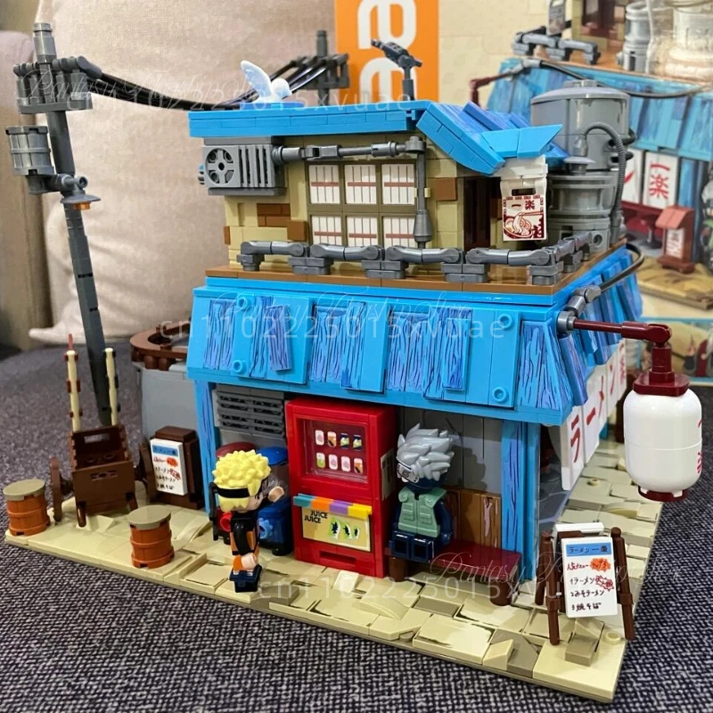 

Keeppley Naruto Ichiro Lamian Noodles Shop Building Block Model Children's Educational Toy Birthday Gift Assembled Animation