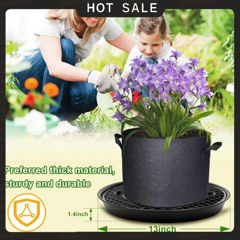 24-Hour Delivery Self Watering Fabric Pot Base 4-Pack Auto Pots Fit 5 Gallon Grow Bags,Auto-Irrigation Water Delivery System